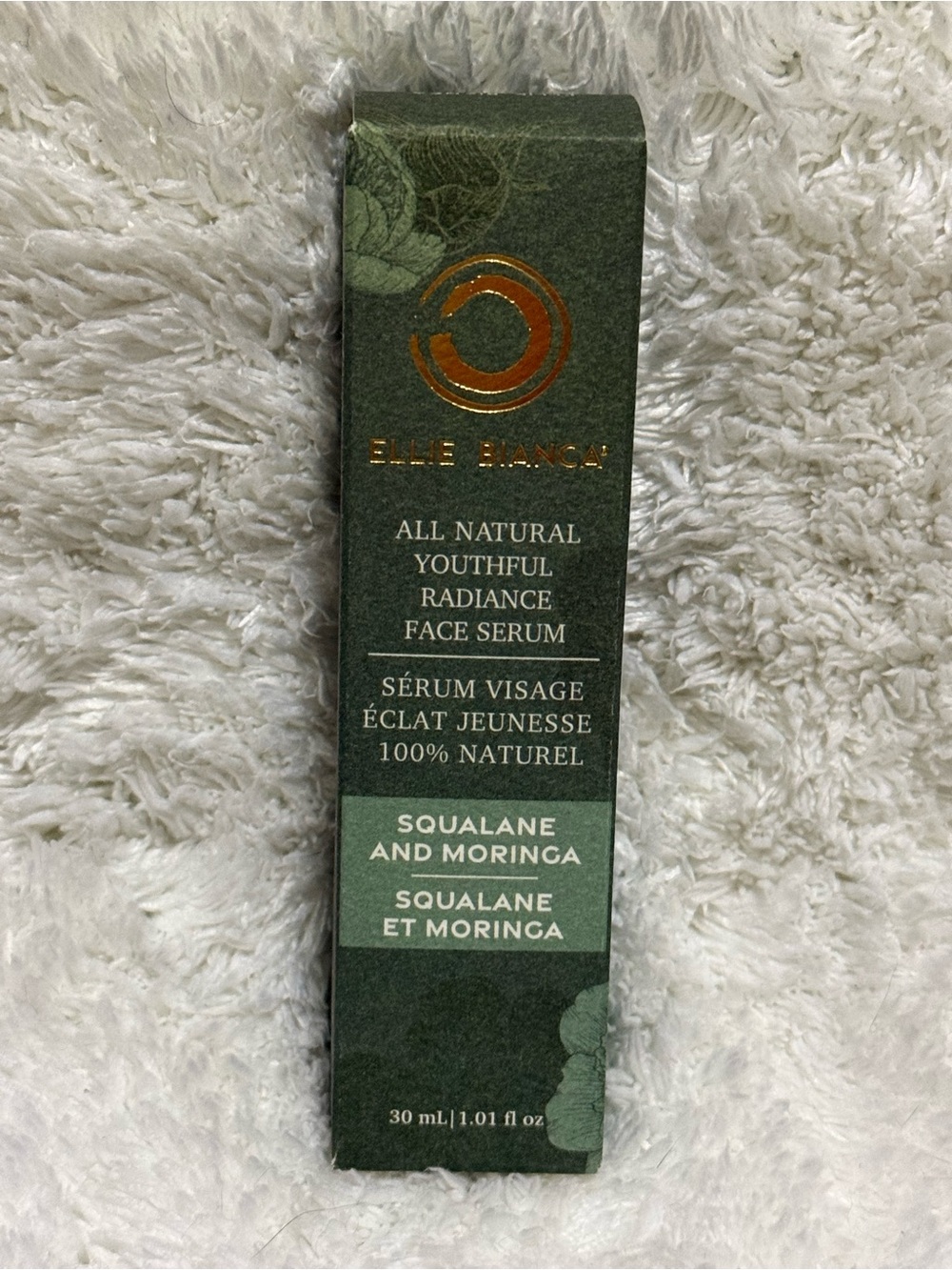 Ellie Bianca All Natural Youthful Radiance Face Serum Squalane and Moringa